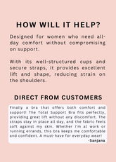 Total Support Bra